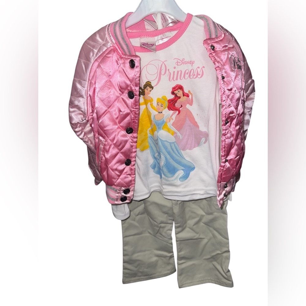 Disney Princess Pink and White Outfit Set